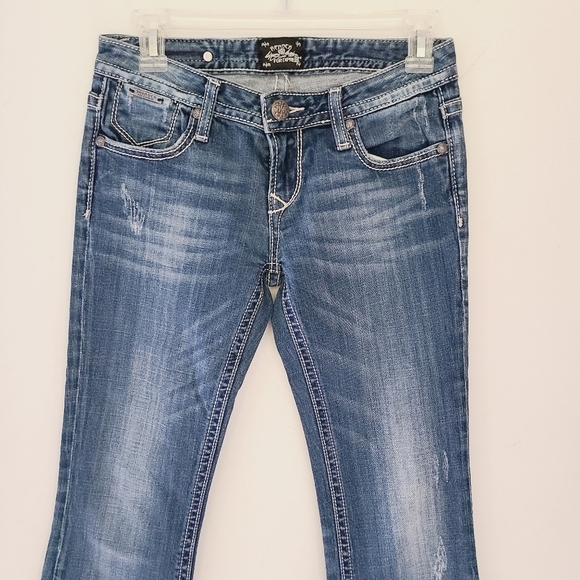 RE ROCK FOR EXPRESS boot cut jeans - Picture 2 of 10